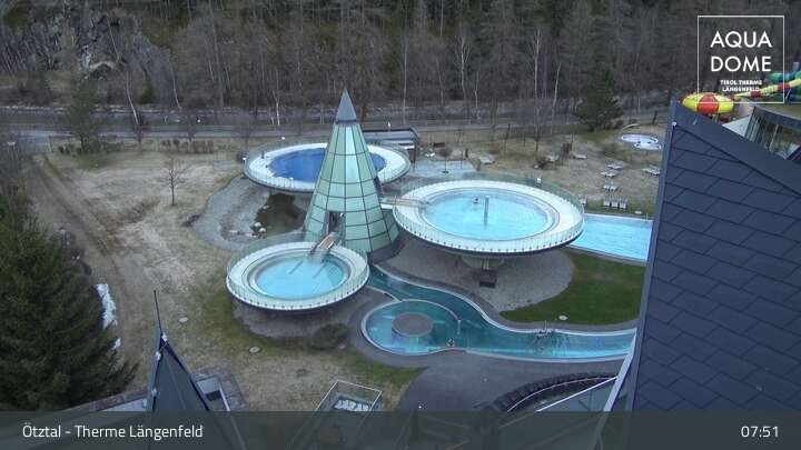 Archived image Webcam Aqua Dome Spa Längenfeld