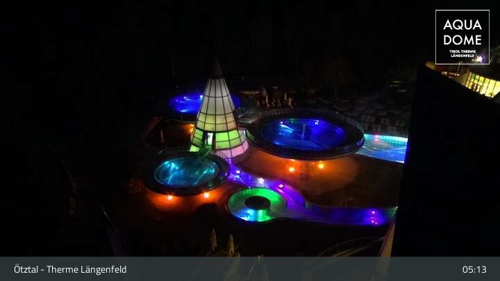 Archiv Foto Webcam Oberlängenfeld - Therme Längenfeld (Aqua Dome)
