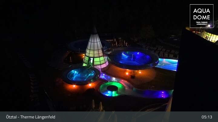 Archiv Foto Webcam Oberlängenfeld - Therme Längenfeld (Aqua Dome)