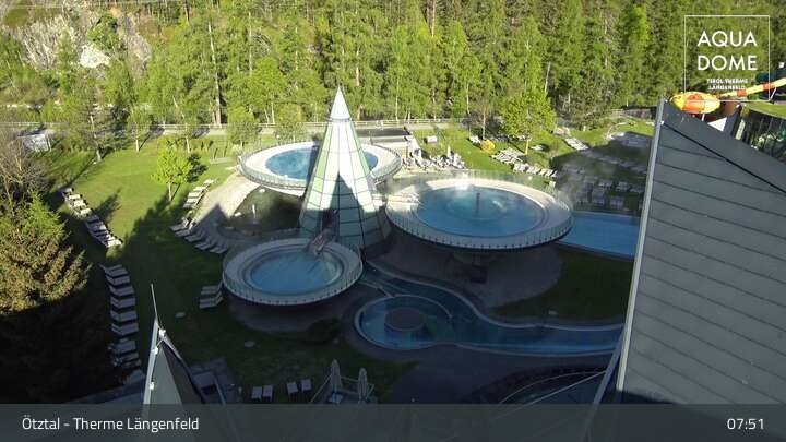 Archiv Foto Webcam Oberlängenfeld - Therme Längenfeld (Aqua Dome)