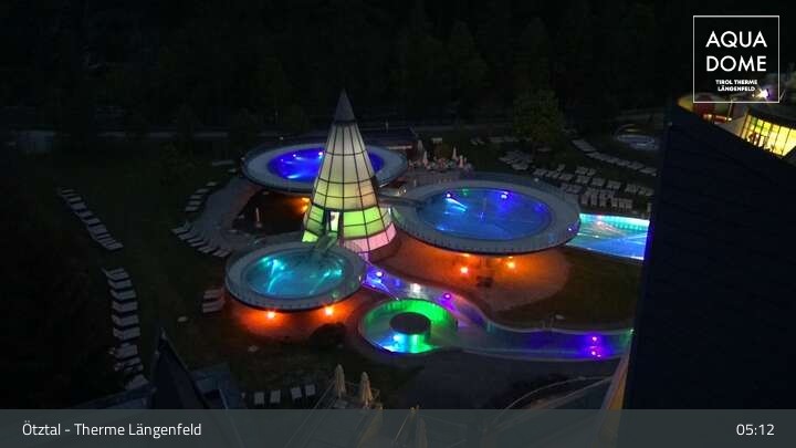 Archiv Foto Webcam Oberlängenfeld - Therme Längenfeld (Aqua Dome)