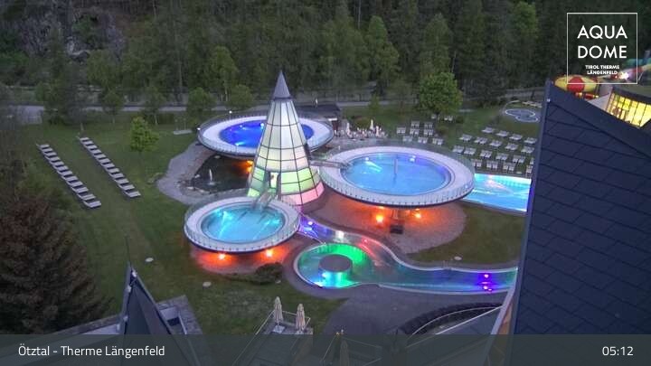 Archiv Foto Webcam Oberlängenfeld - Therme Längenfeld (Aqua Dome)