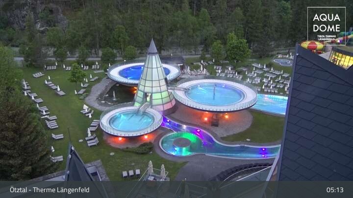 Archived image Webcam Aqua Dome Spa Längenfeld
