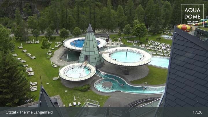 Archiv Foto Webcam Oberlängenfeld - Therme Längenfeld (Aqua Dome)