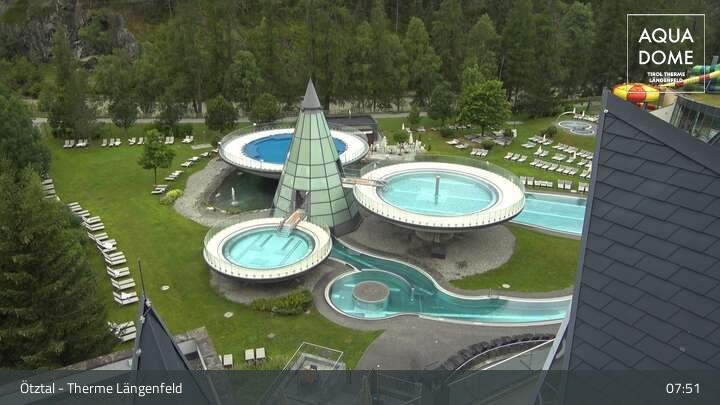 Archiv Foto Webcam Oberlängenfeld - Therme Längenfeld (Aqua Dome)