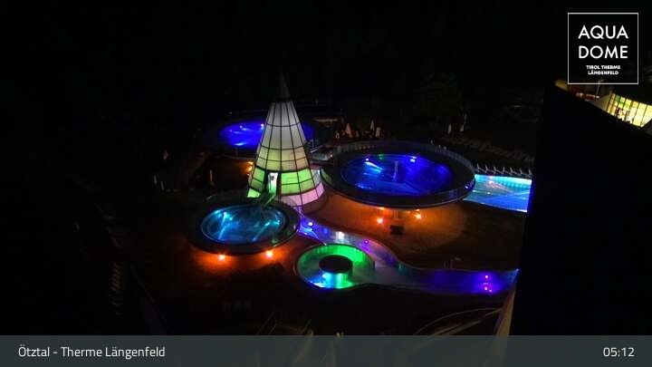 Archiv Foto Webcam Oberlängenfeld - Therme Längenfeld (Aqua Dome)