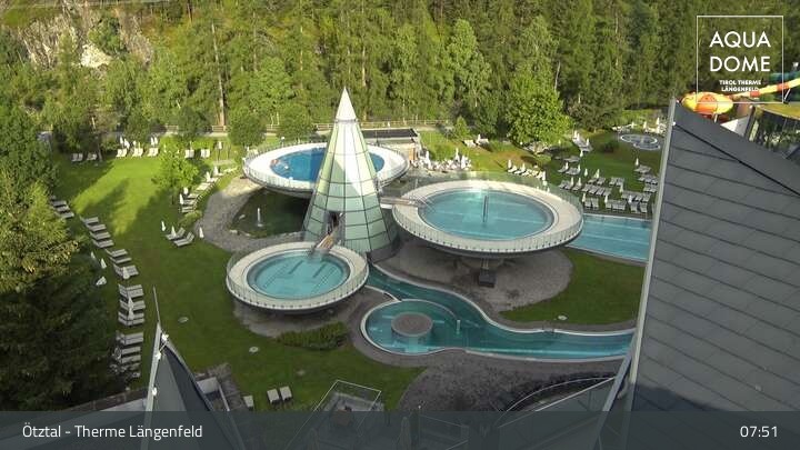 Archiv Foto Webcam Oberlängenfeld - Therme Längenfeld (Aqua Dome)