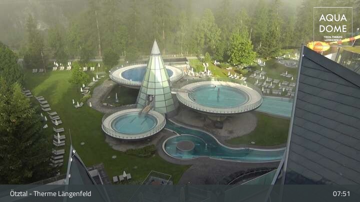 Archived image Webcam Aqua Dome Spa Längenfeld