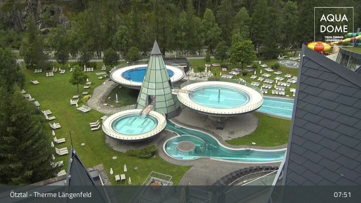 Archived image Webcam Aqua Dome Spa Längenfeld