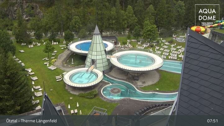 Archiv Foto Webcam Oberlängenfeld - Therme Längenfeld (Aqua Dome)