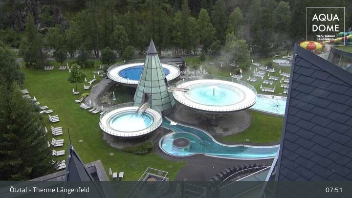 Archiv Foto Webcam Oberlängenfeld - Therme Längenfeld (Aqua Dome)