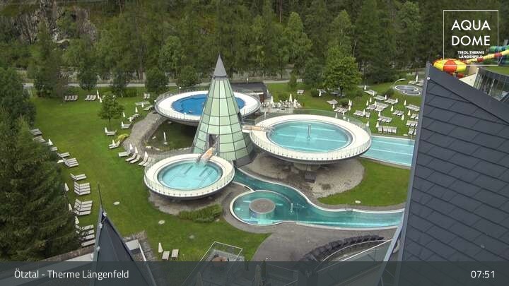 Archived image Webcam Aqua Dome Spa Längenfeld
