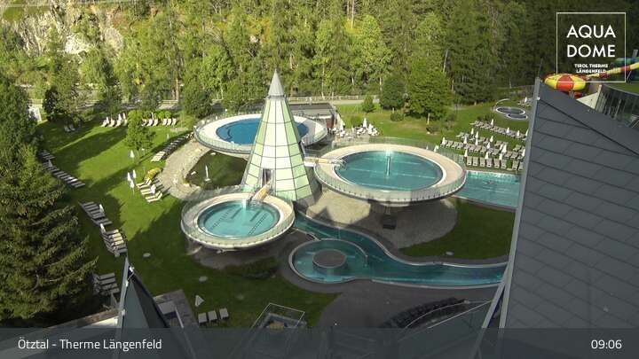 Archived image Webcam Aqua Dome Spa Längenfeld