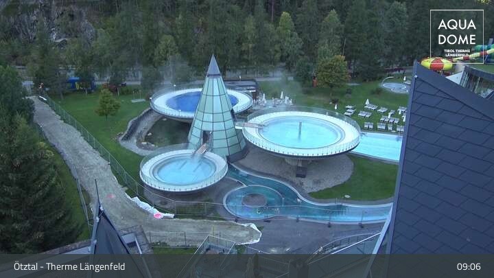 Archived image Webcam Aqua Dome Spa Längenfeld