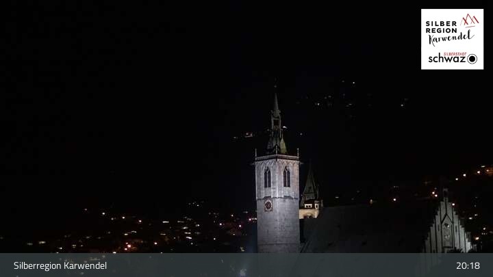 Archiv Foto Webcam Schwaz Ortsblick