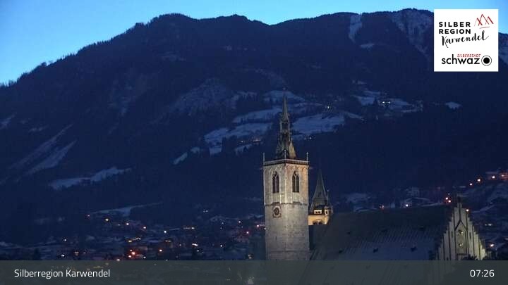 Archiv Foto Webcam Schwaz Ortsblick