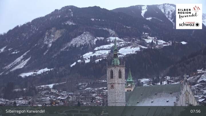 Archiv Foto Webcam Schwaz Ortsblick
