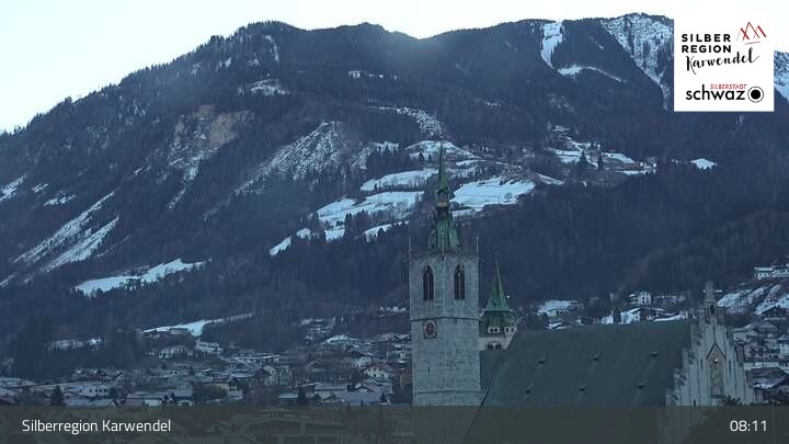 Archiv Foto Webcam Schwaz Ortsblick