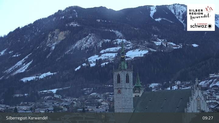 Archiv Foto Webcam Schwaz Ortsblick