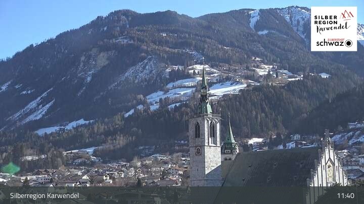 Archiv Foto Webcam Schwaz Ortsblick