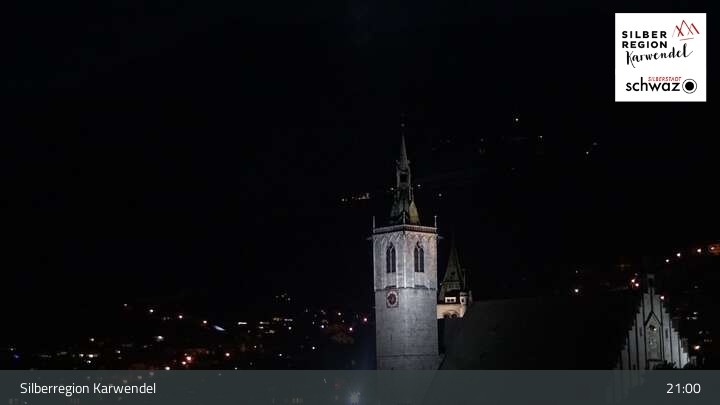 Archiv Foto Webcam Schwaz Ortsblick