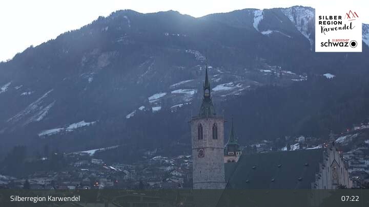 Archiv Foto Webcam Schwaz Ortsblick