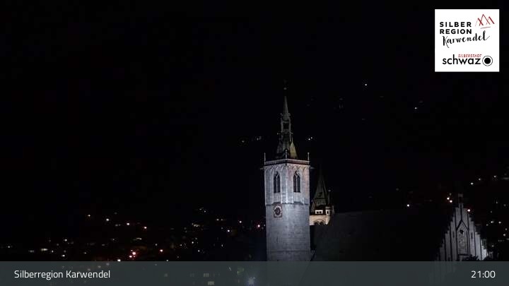 Archiv Foto Webcam Schwaz Ortsblick