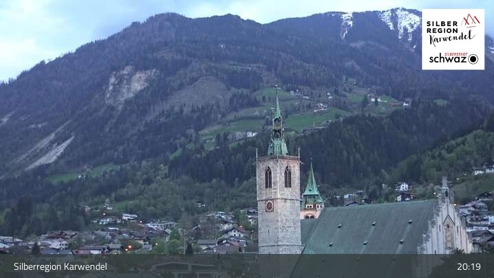 Archiv Foto Webcam Schwaz Ortsblick