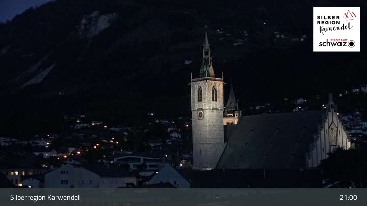 Archiv Foto Webcam Schwaz Ortsblick