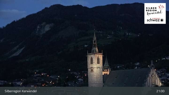 Archiv Foto Webcam Schwaz Ortsblick