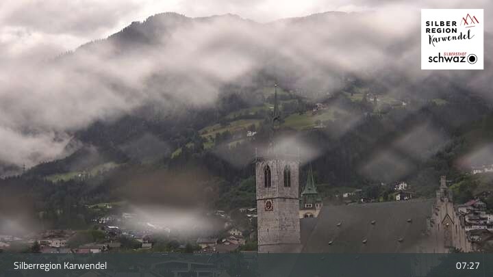 Archiv Foto Webcam Schwaz Ortsblick