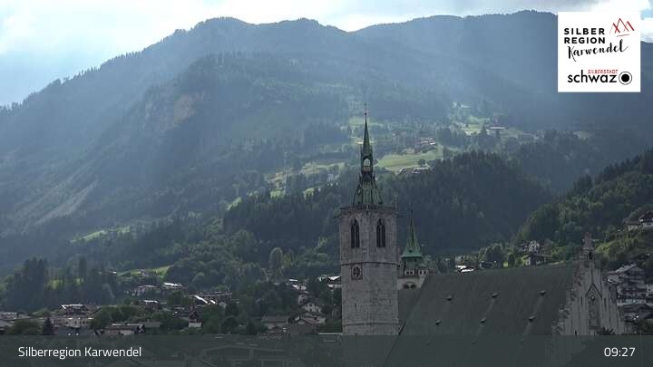 Archiv Foto Webcam Schwaz Ortsblick