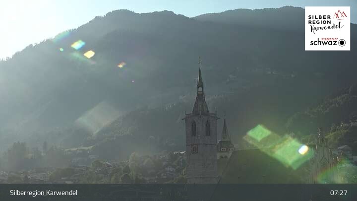 Archiv Foto Webcam Schwaz Ortsblick