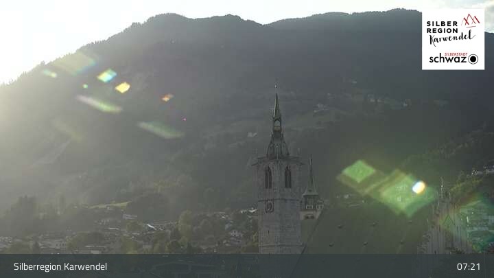 Archiv Foto Webcam Schwaz Ortsblick