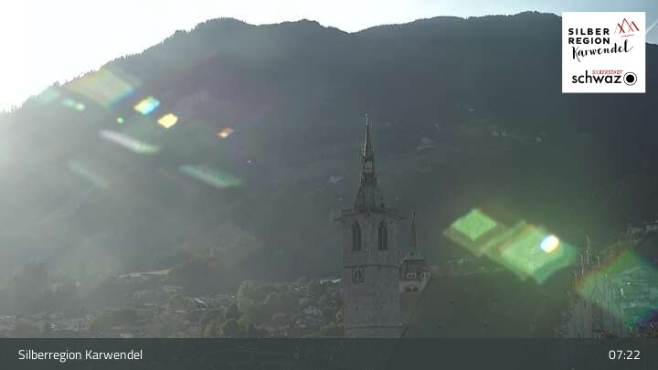 Archiv Foto Webcam Schwaz Ortsblick
