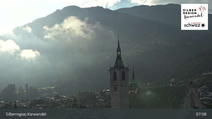 Archiv Foto Webcam Schwaz Ortsblick