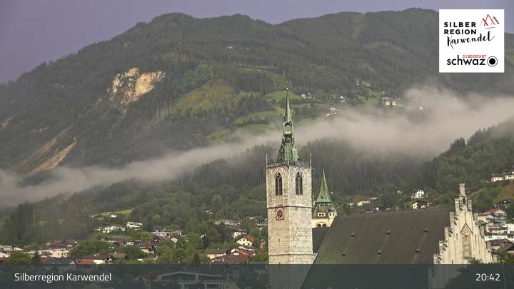 Archiv Foto Webcam Schwaz Ortsblick
