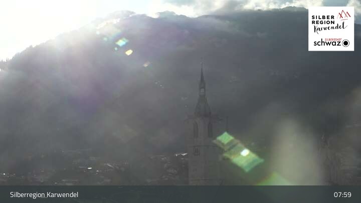 Archiv Foto Webcam Schwaz Ortsblick