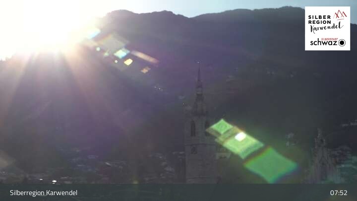 Archiv Foto Webcam Schwaz Ortsblick