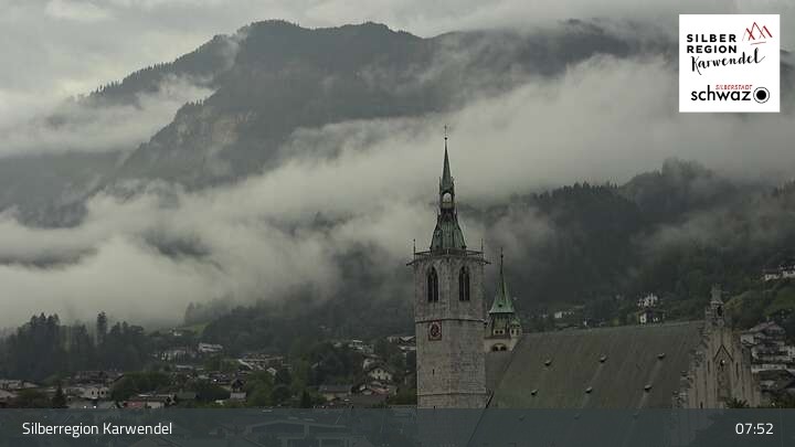 Archiv Foto Webcam Schwaz Ortsblick