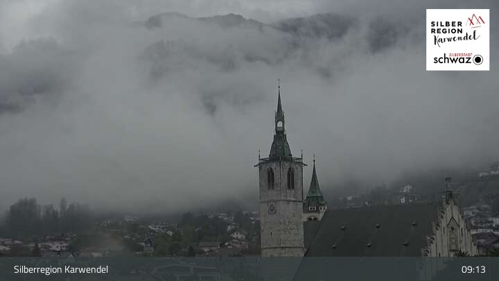 Archiv Foto Webcam Schwaz Ortsblick
