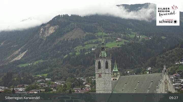 Archiv Foto Webcam Schwaz Ortsblick