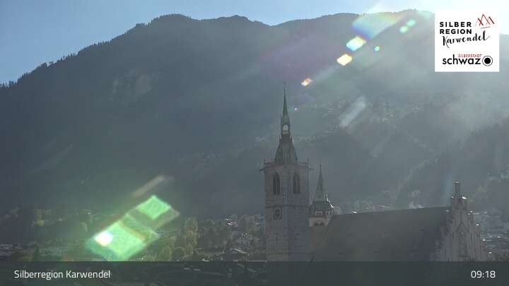 Archiv Foto Webcam Schwaz Ortsblick