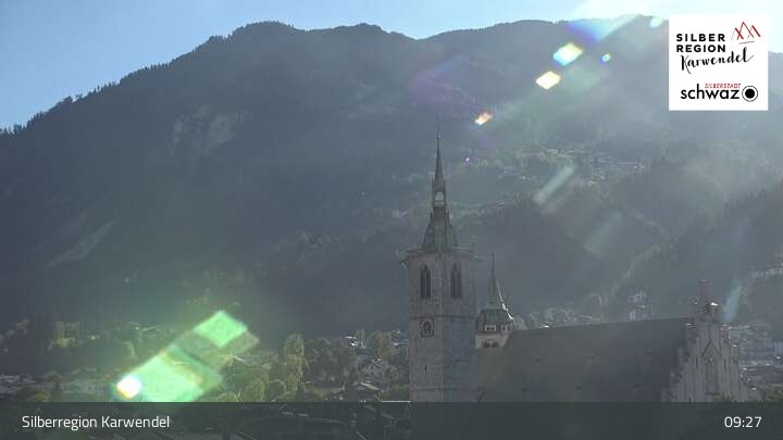 Archiv Foto Webcam Schwaz Ortsblick