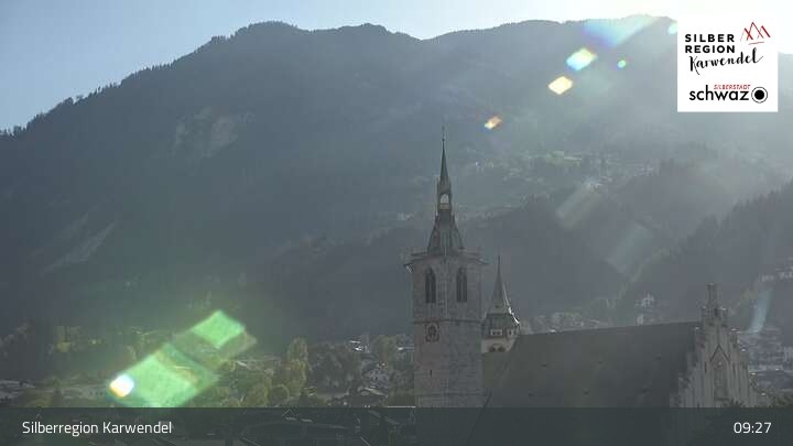 Archiv Foto Webcam Schwaz Ortsblick