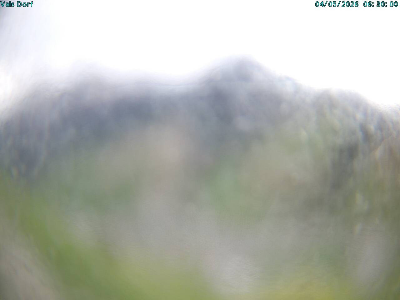 Archiv Foto Webcam Blick auf das Dorf Vals