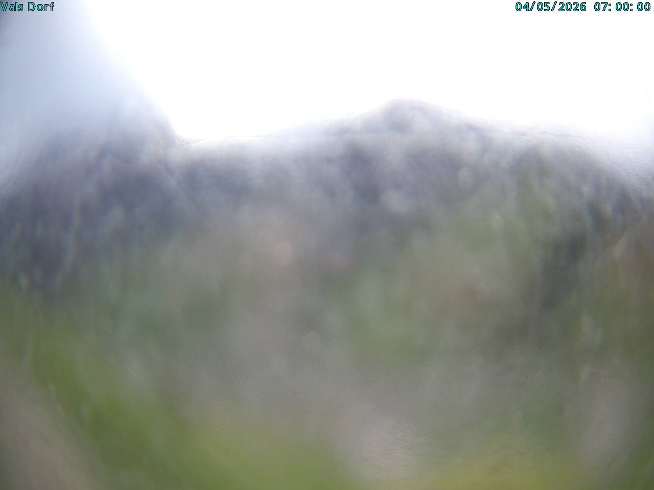 Archiv Foto Webcam Blick auf das Dorf Vals