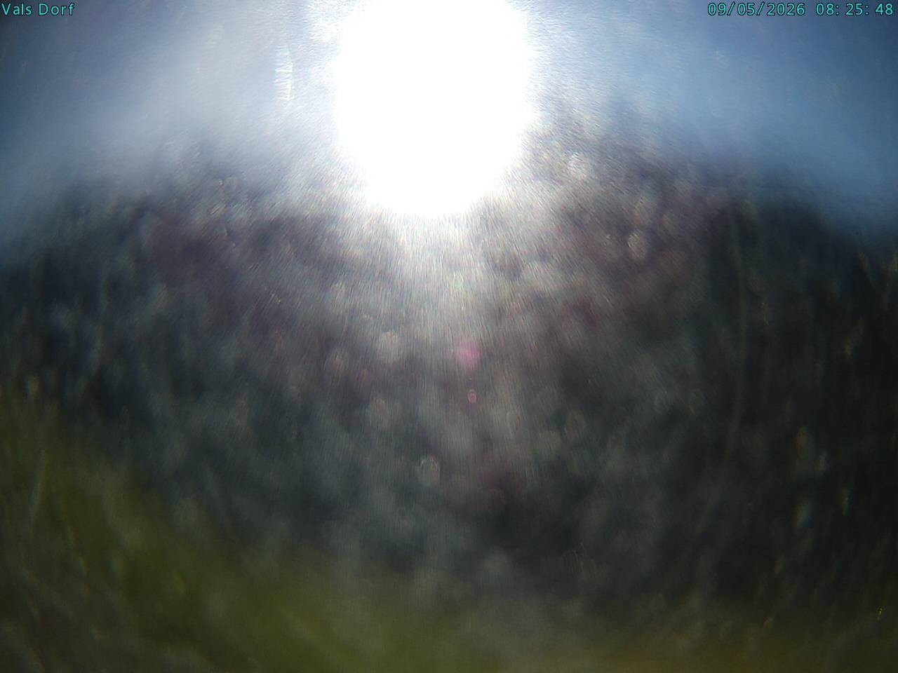 Archiv Foto Webcam Blick auf das Dorf Vals