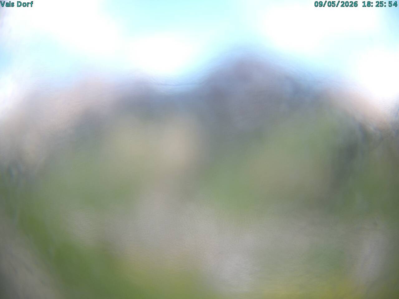Archiv Foto Webcam Blick auf das Dorf Vals