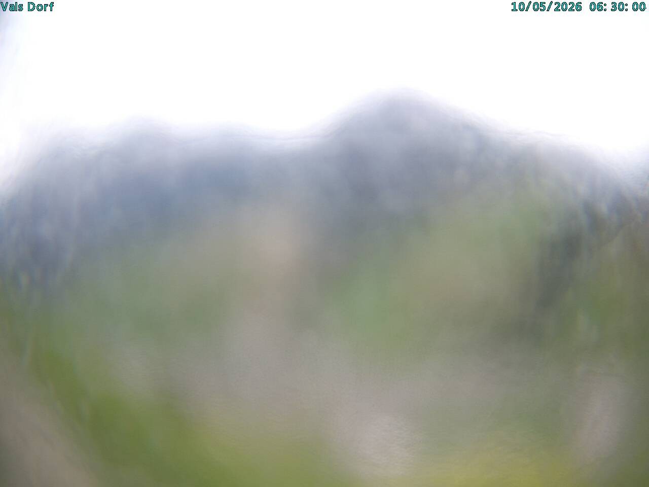 Archiv Foto Webcam Blick auf das Dorf Vals